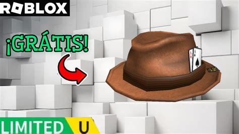 LIMITED CONSIGUE GRATIS SOMBRERO FEDORA DE AVENTURA EN ROBLOX