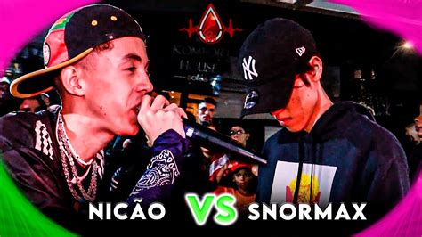 NICÃO X SNORMAX 2 FASE 81 BATALHA DA JUVENTUDE YouTube