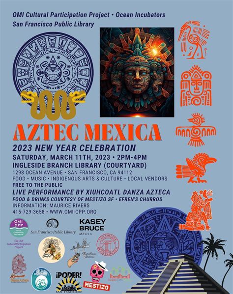 Aztec Mexica 2023 New Year Celebration SF