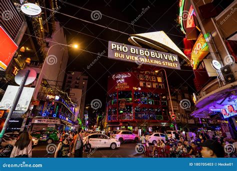 Nightlife of the City of Saigon in Vietnam Editorial Stock Photo - Image of asia, traditional ...