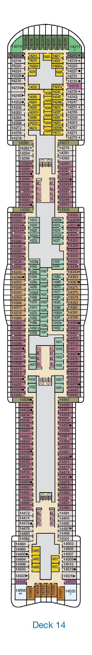 Carnival Jubilee Deck Plans | CruiseInd