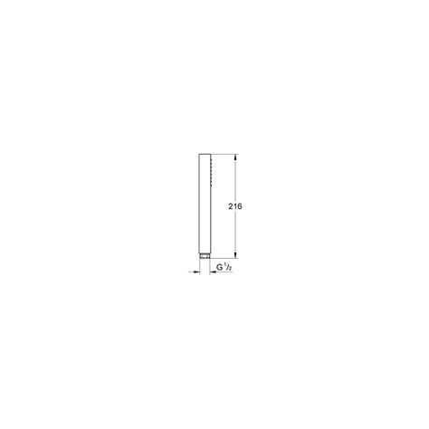 Grohe Euphoria Cube Stick Hand Shower 1 Spray 27699 27699000