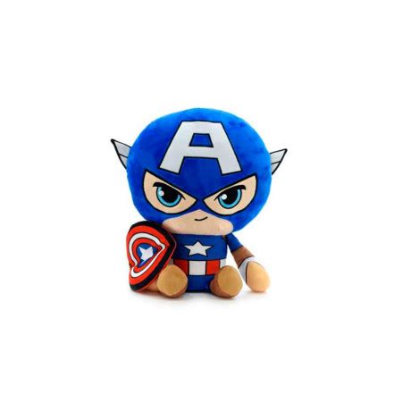 Peluche Marvel Avengers Mini Capitan América 15cm Universo Binario