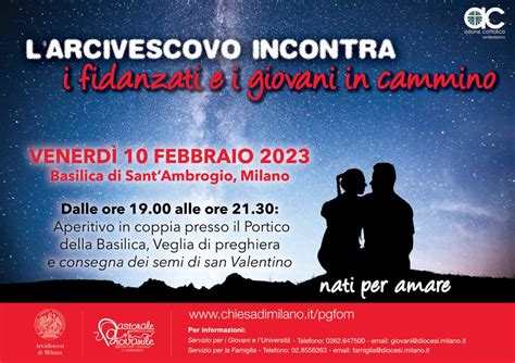 L Arcivescovo Incontra I Fidanzati E I Giovani Basilica Di Sant Ambrogio