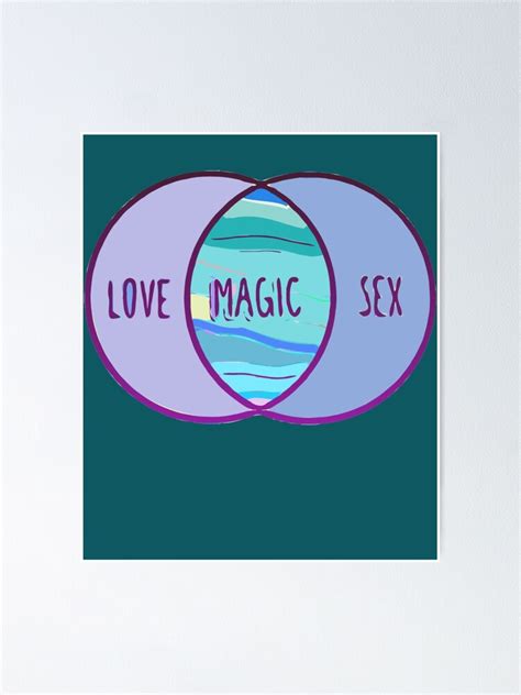 Love Sex Magic Poster For Sale By LeonardoHauck Redbubble