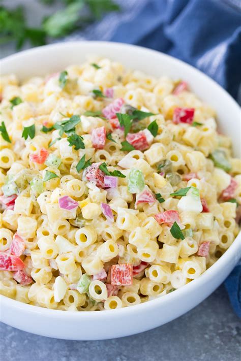 Steps to Make Macaroni Salad Cold Pasta Salad Recipes