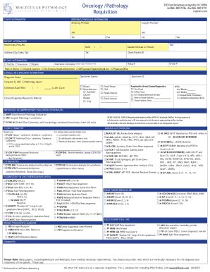 Fillable Online Molecular Pathology Laboratory Network Inc Fax Email