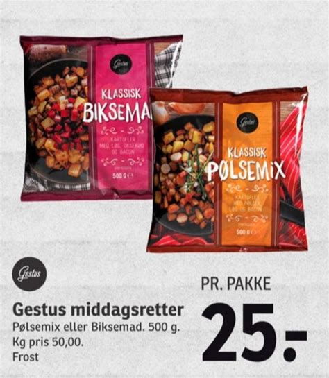 Gestus Pølsemix SPAR august 2022 Alle Tilbudsavis