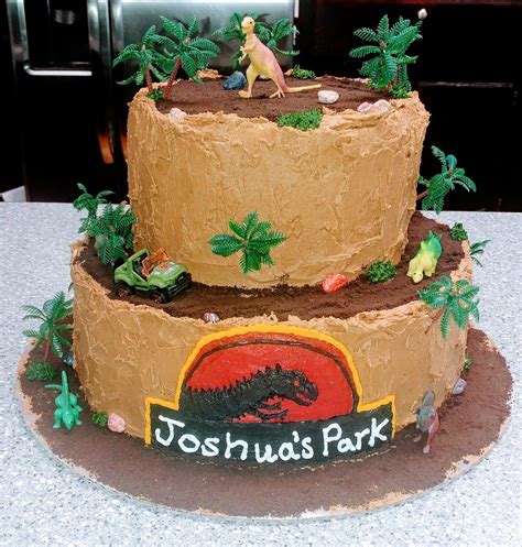 Jurassic Park Themed Cake Cupcakes By Flea Cake Desserts Themed Cakes