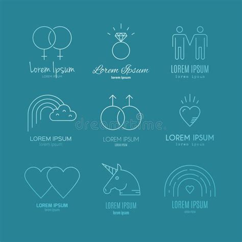 Gay Icons Stock Vector Illustration Of Holding Freedom