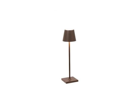 Zafferano S R L Micro Poldina Pro Lampada Da Tavolo Ricaricabile Di