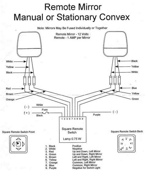 Wiring Diagram For Toyota Power Mirror Switch