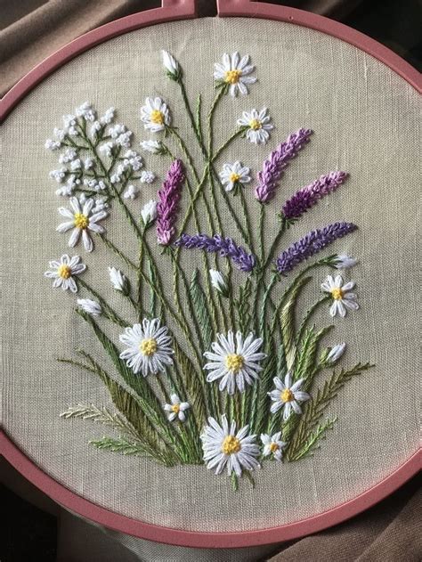 Pin By Sylvia Anita 1968 On DAISY Hand Embroidery Flowers