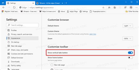 How To Add Or Remove Vertical Tabs Button In Microsoft Edge Chromium Images