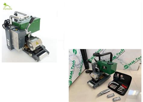 V W HDPE LDPE Hot Overlap Geomembrane Wedge Welder For Tailing Pond
