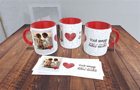 Imagem Para Caneca - Estampa Caneca Foto de Casal com Frase Melhor Escolha - ARTES PARA CANECAS