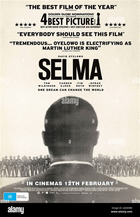 DAVID OYELOWO POSTER, SELMA, 2014 Stock Photo - Alamy