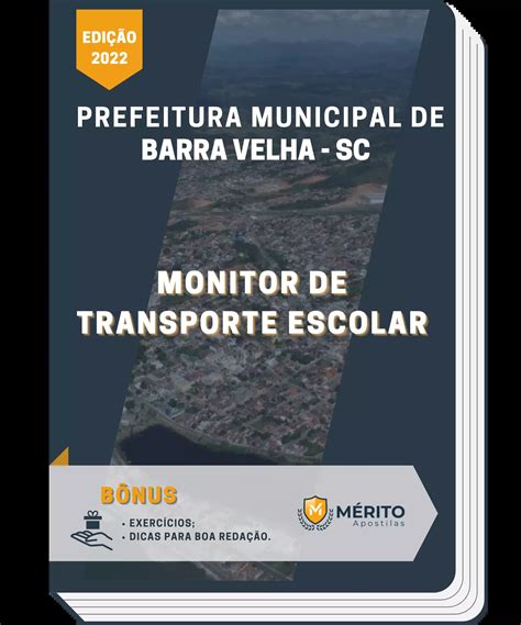 Apostila Monitor De Transporte Escolar Pref Municipal De Barra Velha Sc