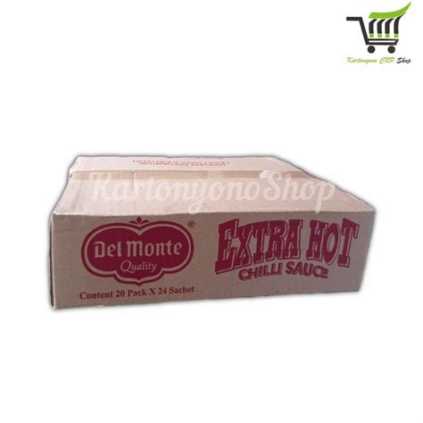 Jual Sauce Saus Saos Sambal Delmonte Extra Hot Sachet Per Dus Isi Pak Jakarta Timur