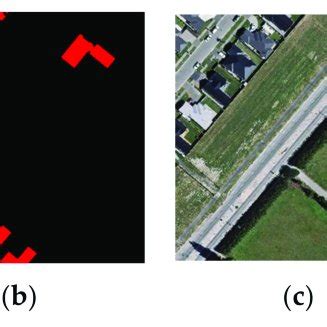 Image And Label Selected From Whu Dataset A B Show The Image And