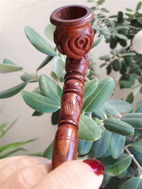 Carved Rosewood Smoking Pipes Peace Pipe Wooden Pipe With Etsy