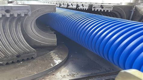 Pvc Pp Pe Pa Double Wall Corrugated Pipe Production Linepe Double Wall