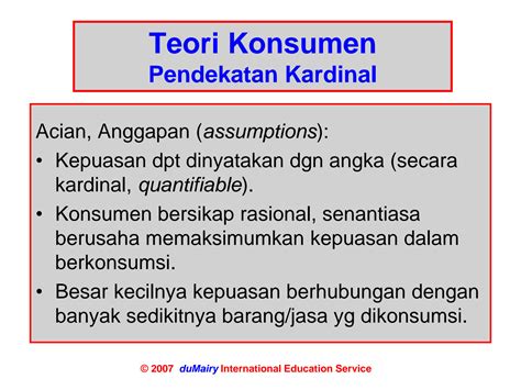 Solution Teori Konsumen Studypool