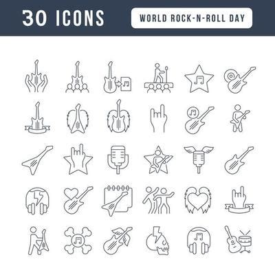 Rock N Roll Icons Vector Art, Icons, and Graphics for Free Download