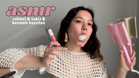 ASMR benimle hazırlan sakız sohbet GERİ DÖNDÜM YouTube