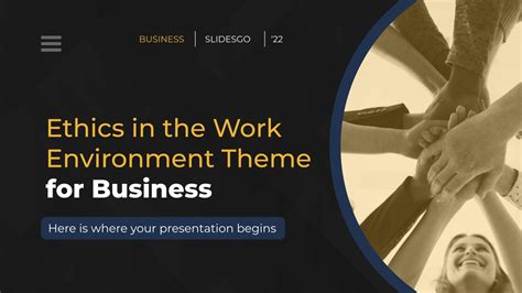 Free Google Slides Powerpoint Templates On Ethics