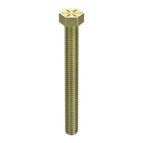 Steel, Grade 8, Hex Tap Bolt - 41UF91|U04114.037.0350 - Grainger