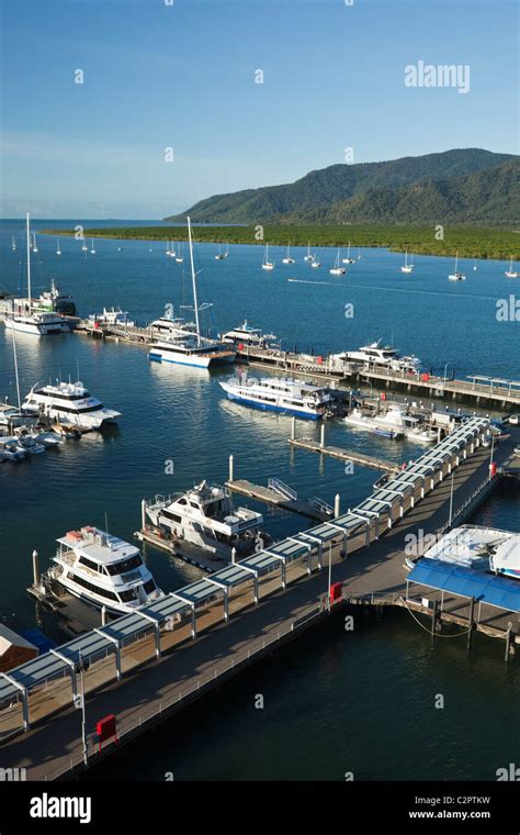 View Of The Marlin Marina And Trinity Inlet Cairns Queensland