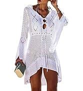 Wander Agio Beach Tops Sexy Floral Cover Dresses Bikini Cover Ups Net Long Skirt Black At Amazon