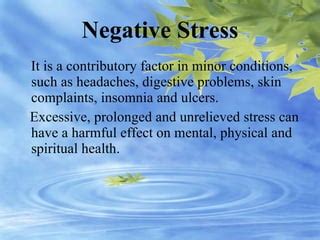 Stress & Stress Management M D S | PPT