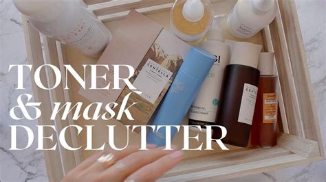 SKINCARE DECLUTTER Part 2 Toners Masks Massive Skincare