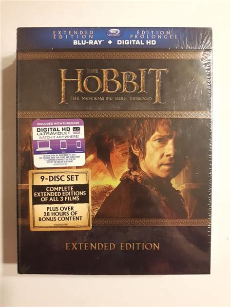 The Hobbit Trilogy The Extended Edition On Blu Ray Brand New Central