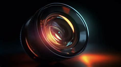 Elegant Dark Backdrop Enhanced With Lens Flare D Render Background