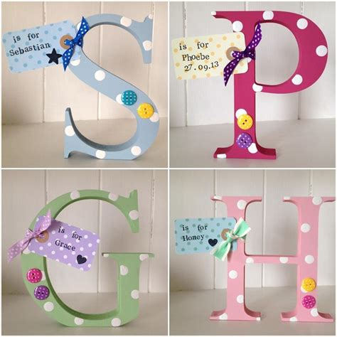 A Beautiful Initial Letter Hand Painted In Your Choice Of Colour And