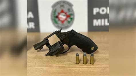 Polícia Militar Prende Suspeito Por Porte Ilegal De Arma De Fogo E