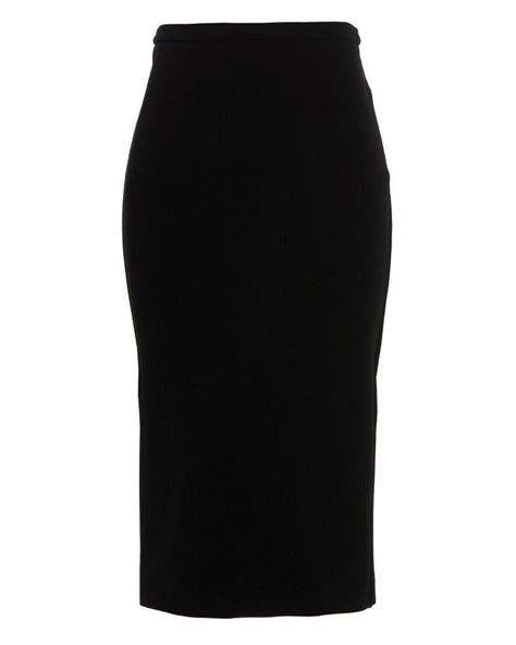 Max Mara Felice Midi Skirt In Black Lyst