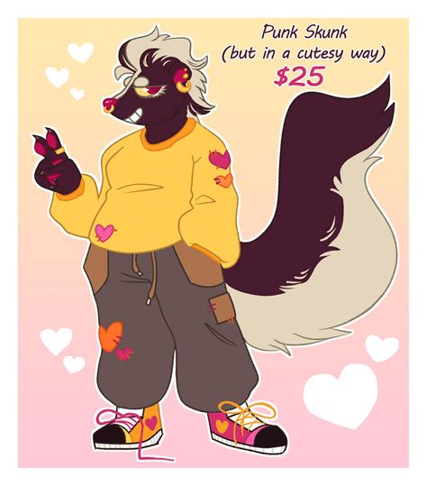 Punk Skunk Adopt Closed By Aperfecta On Deviantart