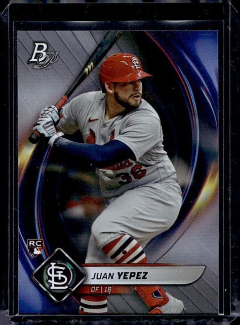 2022 Bowman Platinum Juan Yepez RC St Louis Cardinals 74 EBay