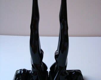 Frankart Nymph Standing Nude Candlestick Art Deco In A