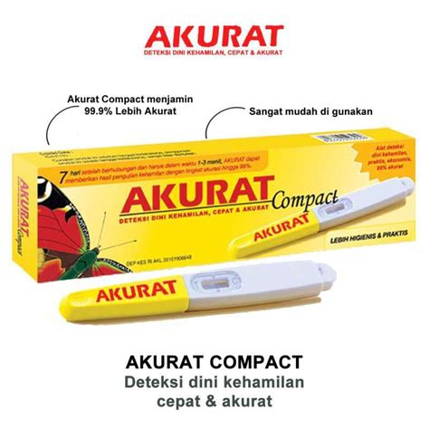 Jual Akurat Compact Alat Tes Kehamilan Testpack Tespek Test Pack Di