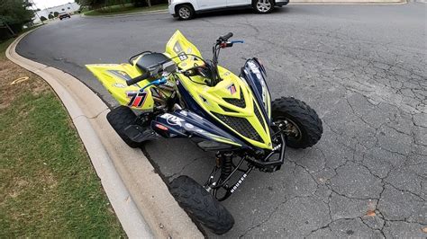 2020 Yamaha Raptor 700r Se Modified 50 Wide Lovely Street Run Youtube