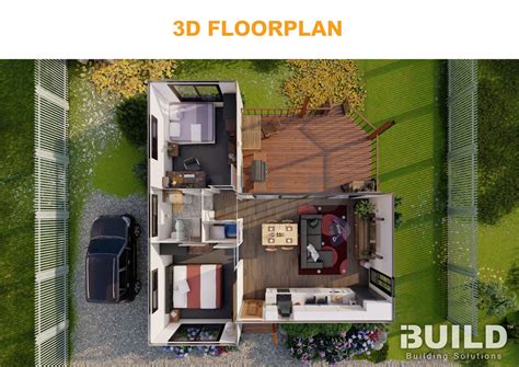 Kit Homes Seymour 3D Floorplan V2 IBuild Building Solutions