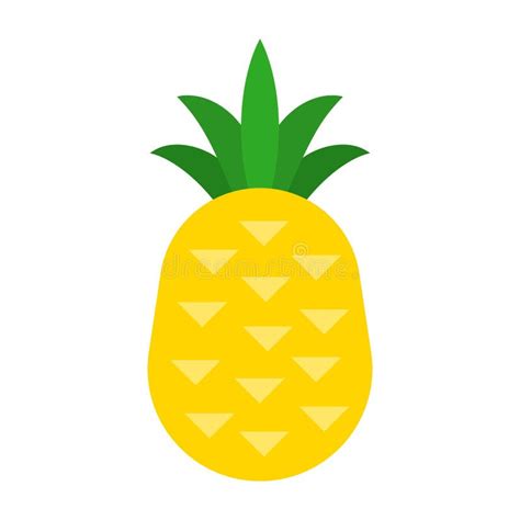 Pineapple Icon Pineapple Tropical Fruit Stock Vector Illustration Of Fresh Abstract 244918029