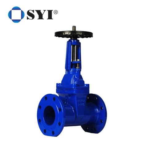 Bs5163 Water Oil Gas Flange Ends Pn10 Pn16 Resilient Seated Rising Stem Gate Valve Valve And