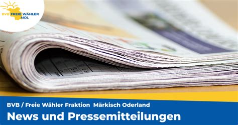 News Bvb Freie W Hler Fraktion Im Kreistag M Rkisch Oderland