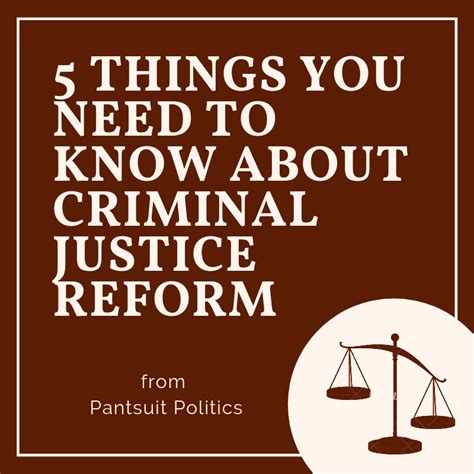 5 Things You Need To Know About Criminal Justice Reform